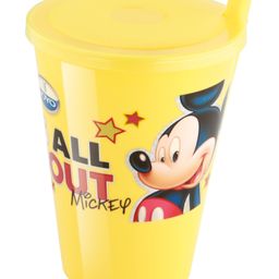 Joyo Disney Mickey Mouse Sipper Cup With Cap - Yellow-10