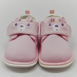 Kid-O-World Bear Face Detailed Booties - Light Pink-picture-25