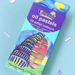 fab n funky Free Size Oil Pastels Pack of 12 - Purple-picture-37