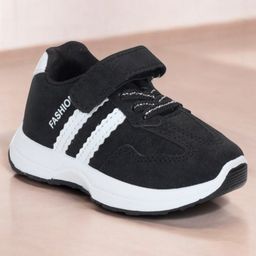 Lil Lollipop Striped Velcro Closure Shoes - Black-picture-45