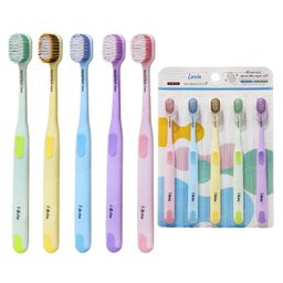 FunBlast Spiral Silky Soft Bristles Tooth Brush SetPack of 5 Multicolor-image-89