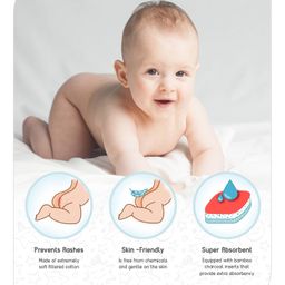 Sparkle Joy Washable & Reusable Cloth Diaper Pocket Without Inserts Pack of 4 - Multicolor image 2