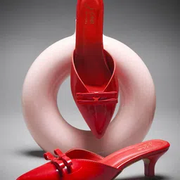 JM Looks Women's Chunky Kitten Heel Mules with Bow-15