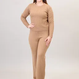 Camey Pure Wool Sweater With Palazzo Co-Ords-image-40