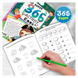 hellofriend books My Super 365 Activity Book: Packed With a Variety of Thought-Provoking Puzzles, Brain Teasers, and Educational Challenges (Book 1) image 3