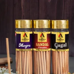 The Aroma Factory 3-Pcs Brown Wood Incense Stick-image-60