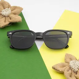 Ted Smith Unisex Wayfarer Sunglasses with UV Protected Lens STEWIE_C1-48