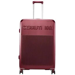 Cerruti 1881 Cetr06088T Burgundy Hard Large Trolley Bag - 32 cm-image-56