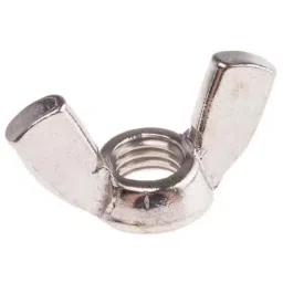 RS PRO 48 mm Plain Stainless Steel Wingnut M10 A4 316, 2484365 Each of 25 Box-image-66