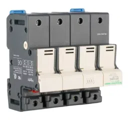 Schneider Electric 3P+N Pole 690 V AC 50 A 14x51 mm Rail Mount Fuse Holder, DF143NC-image-74