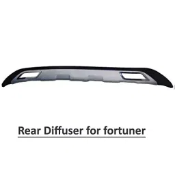 Auto Pearl Bumper Diffuser Reflector ABS Front & Rear Compatible For Toyota Fortuner, Diffuser_Fortuner_Combo image 3