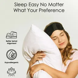 MAXNAP Sleep Support White Fibre Filled Polyester Therapedic Pillow image 2