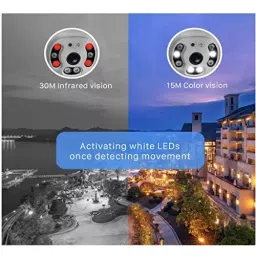 Zysk 2 MP WiFi Wireless CCTV Camera for Home Security System, 360° View Motion Detection, Auto Tracking, Two Way Audio, Day & Night Vision image 5