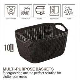 Aura Brown Set of 3 Regular Multi-Utility Organisers image 3