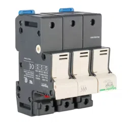 Schneider Electric 3P Pole 690 V AC 50 A 14x51 mm Rail Mount Fuse Holder, DF143C-image-75