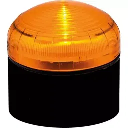 RS PRO Amber Multiple Effect Beacon, 120-240 V, Screw Mount, LED Bulb, IP66, 2204980-3