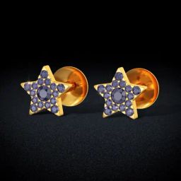 Joyalukkas 22k Gold Astral Stud Earrings for Women-image-70