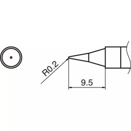 Hakko Soldering Iron Tip Type I Suitable For FN-1010, T36-I-20