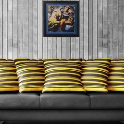 eCraftIndia Multicoloured Radha Krishna Satin Matt Texture Framed Wall Art-14