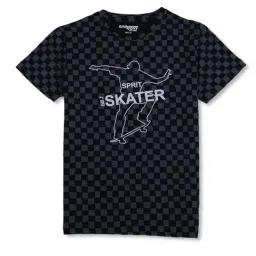 Gini & Jony Kids Black Printed T-Shirt-image-17