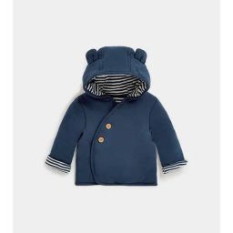 Mothercare Kids Navy Solid Full Sleeves Jacket-image-44