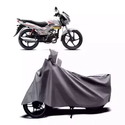 Auto Pearl Two Wheeler Cover with Bag for Mahindra Centuro NXT, Silver-image-70