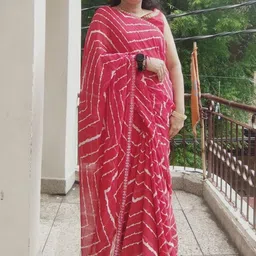 Moda Rapido Leheriya Poly Georgette Designer Saree-picture-41