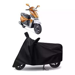 Auto Pearl Bike Cover for Mahindra Gusto BS6 (Black)-image-56