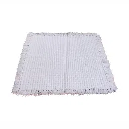 Jaipur Woollen Handicraft White Handmade Prayer Mat-picture-35