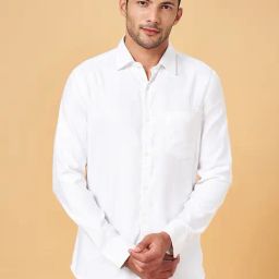 Byford By Pantaloons White Cotton Slim Fit Shirt-picture-18