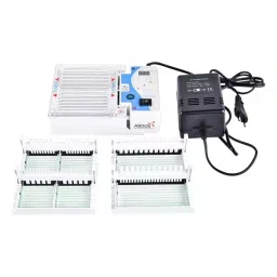 Abdos Mini EP Horizontal Electrophoresis With 11 x 6 cm and 5.4 x 6 cm Gel Trays and Inbuilt Power Supply, E12000-38