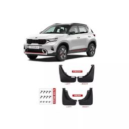 Automoto Cup Type Mud Flaps Splash Guard Front & Rear for Kia Sonet All Models (Set of 4)-47