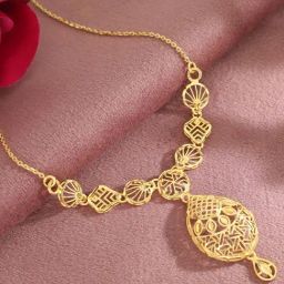 Malabar Gold and Diamonds BIS Hallmark 22k Yellow Gold Necklace for Women-image-11
