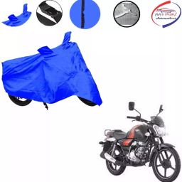 Auto Pearl Waterproof Two Wheeler Cover For Bajaj V12 (Blue)-picture-22