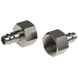 RS PRO Steel Male Pneumatic Quick Connect Coupling G 1/2 Female Threaded, 6671976-image-42