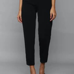 Allen Solly Black Mid Rise Track Pants-image-87