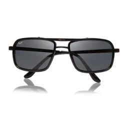 Resist Eyewear Black Rectangular Unisex Sunglasses-26