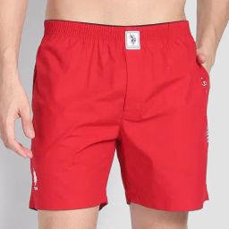 U.S. Polo Assn. Red Cotton Regular Fit Striped Boxers-picture-42