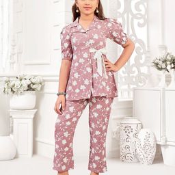 Lei-Chie Girls Printed Top with Trousers-image-44