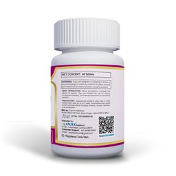 ANJIX Glucosamine Sulphate Potassium Chloride 1000mg with MSM 400mg, Glucosamine Tablets for Joint Health Supplement for Cartilage Support, Non- Veg, Pack of 60 Tablets image 3
