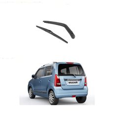 CLOUDS Rear Plastic and Rubber Wiper Blade Set for Wagon R (Pack of 2) image 1