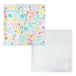 Thread Fairy Organic Muslin Swaddles Tropical Safari Set Pack of 2 - Multicolor-image-60