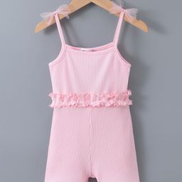 Kookie Kids Sleeveless Jumpsuit - Pink-image-77