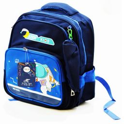 Rushabh Novelty Cute design, backpack for school, office, and travel, spacious compartments, bags for boys and girls School Bag 1603-Blue-16 Inch-Space-18