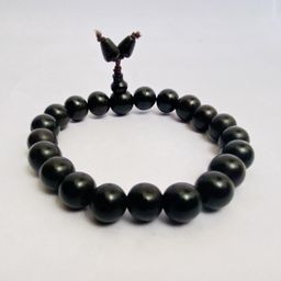 Divine souvenirs Black Wood Bracelet-image-49