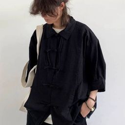 StyleCast Men Standard Oversized Fit Spread Collar Solid Casual Shirt-image-47