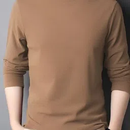 HERE&NOW Men Solid Round Neck Slim Fit T-shirt-image-78