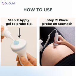 Dr. Odin OFD102 Fetal Doppler, Fetal Heart Rate Monitor for Home and Clinic, Smart Noise Reduction, Autocorrelation Algorithm, with Ultrasound Gel image 5