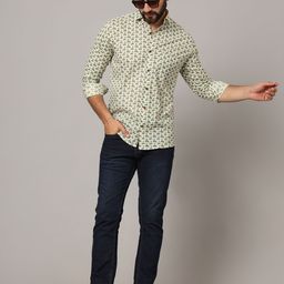 MILLENNIAL MEN Men Comfort Floral Sheer Printed Casual Shirt-image-84