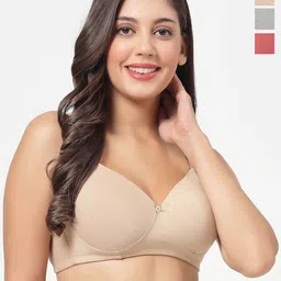 SHYAM SONS FLAIR Women Pack Of 3 Full Coverage Lightly Padded Bra-image-11